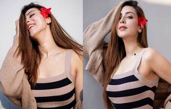 নো-মেকআপ লুকে মুগ্ধতা ছড়ালেন মিম