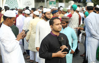 ঈদ আনন্দ বিসর্জন দিয়ে দায়িত্বে আছেন যারা