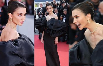 কালোতে কান মাতালেন এমি জ্যাকসন