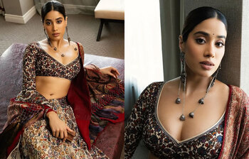 টরন্টোতে জাহ্নবীর রাজকীয় উপস্থিতি