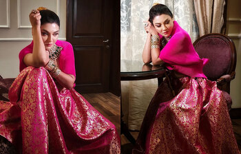 ফিউশন লুকে জয়ার রাজকীয় ঝলক