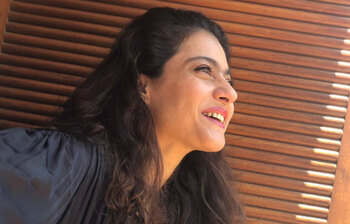 ফুরফুরে মেজাজে কাজল