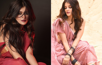 বাহারি সব শাড়িতে লাস্যময়ী মধুমিতা