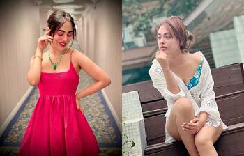 ওয়েস্টার্ন ড্রেসে লাস্যময়ী তমা মির্জা