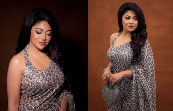 ওয়াইল্ড এনিম্যাল প্রিন্ট লুকে আবেদন ছড়াচ্ছেন জেফার