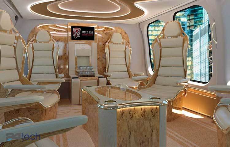পৃথিবীর সবচাইতে বিলাসবহুল হেলিকপ্টারটির নাম বেল-৫২৫।