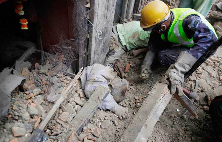 নেপালে ভূমিকম্পে ৮০ লাখ লোক ক্ষতিগ্রস্ত হয়েছে