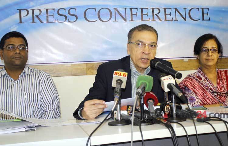 &lsquo;বাংলাদেশ পানি ব্যবস্থাপনায় শুদ্ধাচার : বর্তমান প্রেক্ষিত ও উন্নয়ন সম্ভাবনা` শীর্ষক এক সংবাদ সম্মেলনের আয়োজন করে টিআইবি।