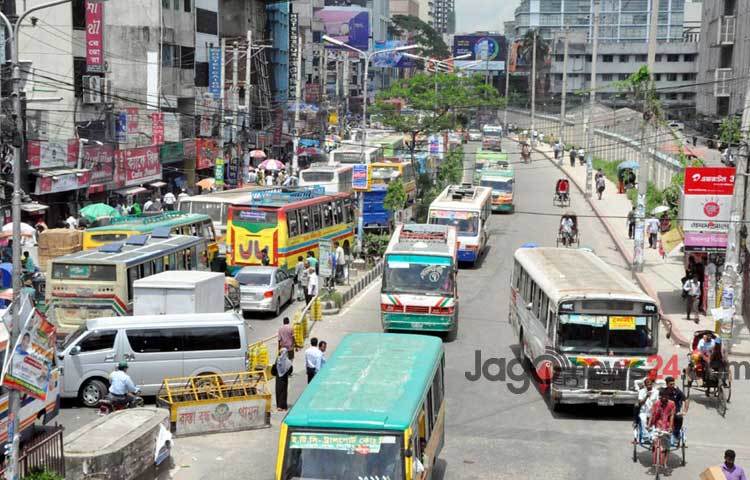 জামায়াত নেতা আলী আহসান মোহাম্মদ মুজাহিদের ফাঁসির রায়ের প্রতিবাদে ডাকা হরতালে রাজধানীর চিত্র