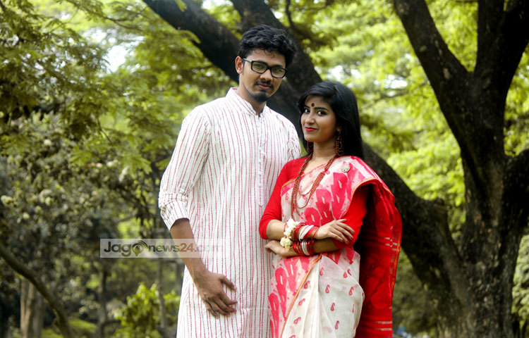 গরমের মাঝে এমন পোশাকে বৈশাখী মেলায় স্বাচ্ছন্দে ঘোরা যাবে। ছবি : মাহবুব আলম।