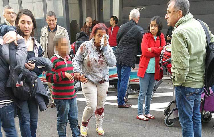 প্যারিস হামলার সন্দেহভাজন সালাহ আবদেসলাম ব্রাসেলস শহর থেকে আটক হওয়ার মাত্র চারদিনের মাথায় এই হামলার ঘটনা ঘটল। ছবি : ডেইলি মেইল।