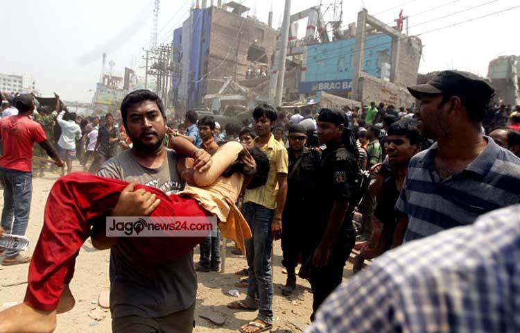 বিশ্বের ইতিহাসে রানা প্লাজা ধস তৃতীয় বৃহত্তম শিল্প দুর্ঘটনা হিসেবে বিবেচিত। ফাইলফটো (ছবি : বিপ্লব দিক্ষিৎ)।