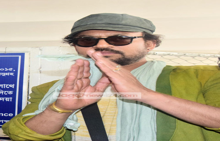 ইরফান খান নির্মাতা মোস্তফা সরয়ার ফারুকীর পরিচালনায় &lsquo;ডুব&rsquo; ছবিতে অভিনয়ের জন্য বাংলাদেশে এসেছেন। ছবি : মাহবুব আলম।