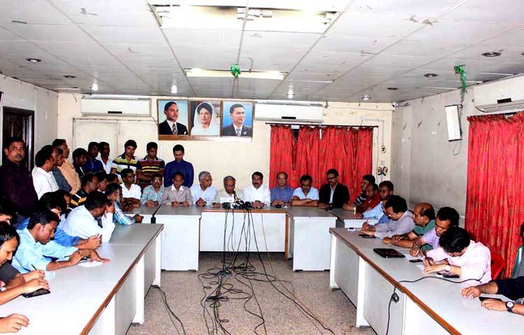 বিএনপি আজ কেন্দ্রীয় কার্যালয়ে এক সংবাদ সম্মেলনের আয়োজন করে। ছবি : বিপ্লব দিক্ষিৎ।