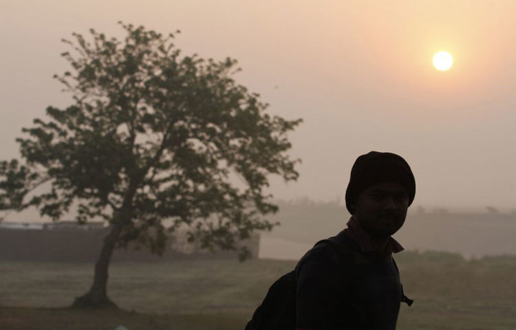 এই বুঝি শীত পালাবে, সূর্যি মামার ভয়ে। ছবি : বিপ্লব দিক্ষিৎ