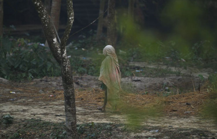 শীতকে পায়ে ঢেলে আনমেন পথচলা। ছবি : বিপ্লব দিক্ষিৎ