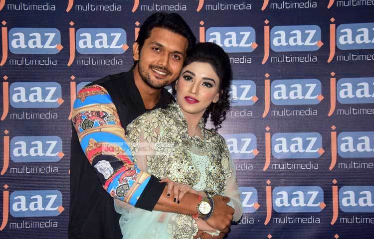 গতকাল (৭ আগস্ট) সন্ধ্যায় রাজধানীর ঢাকা ক্লাবে &lsquo;নিয়তি&rsquo; ছবির মুক্তি উপলক্ষে এক সংবাদ সম্মেলনের আয়োজন করা হয়েছে। ছবি : মাহবুব আলম।