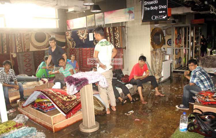 তবে বিটিআইয়ের পক্ষ থেকে বলা হয়েছে, ভবনের মূল কাঠামোতে কোনো ক্ষতি হয়নি। ছবি : বিপ্লব দিক্ষিৎ।