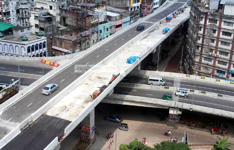 যে অংশের উদ্বোধন করা হয়েছে তার দৈর্ঘ্য এক কিলোমিটার। অন্য অংশগুলো আগামী বছরের জুন-জুলাইয়ের মধ্যে উদ্বোধন করা হবে। ছবি : বিপ্লব দিক্ষিৎ।