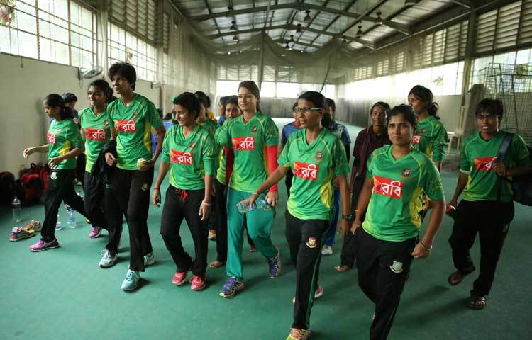 এরই ফাঁকে নিজেদের মধ্যে বেশ কিছু প্রস্তুতি ম্যাচ খেলবে নারী ক্রিকেট দল। ছবি : বিসিবি।