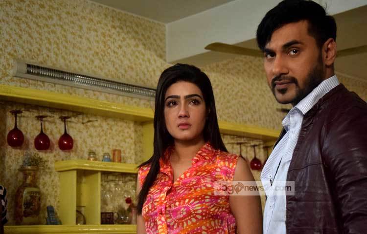 ছবিতে মাহি-সজলের জমজমাট রোমান্স দেখা যাবে বলে ছবিটির পরিচালক বদিউল আলম &nbsp;খোকন জানিয়েছেন। ছবি : মাহবুব আলম।