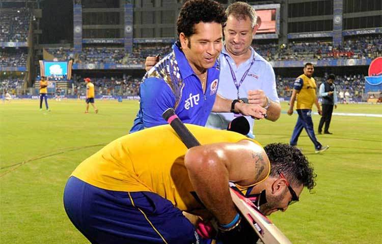 সতীর্থ যুবরাজ সিংহের কাছে ক্রিকেট ঈশ্বর স্বয়ং শচীন।