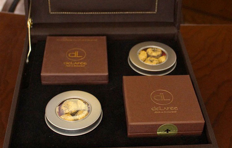 &lsquo;ডেলাফি&rsquo; নামের এই চকলেট দেখতেও অনেক সুন্দর। এর দাম ৫০৪ ডলার।