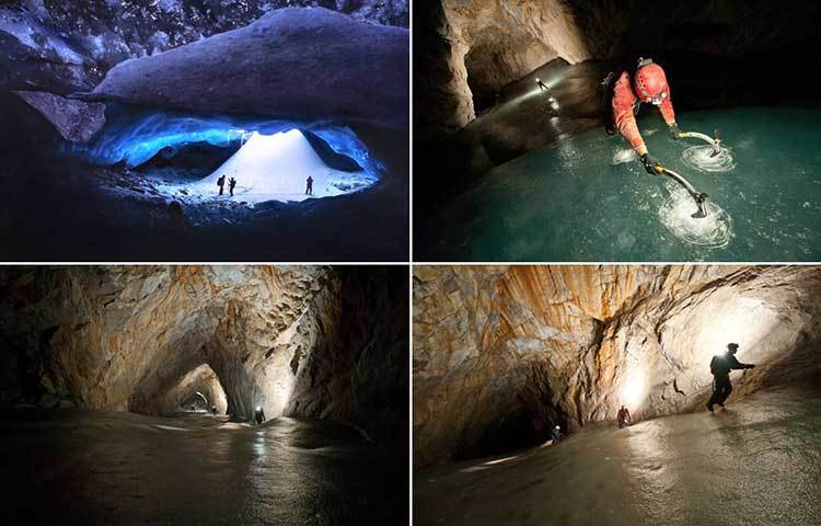 কানাডা : এ দেশে এ ধরনের আরো অনেক বরফের গুহা রয়েছে।