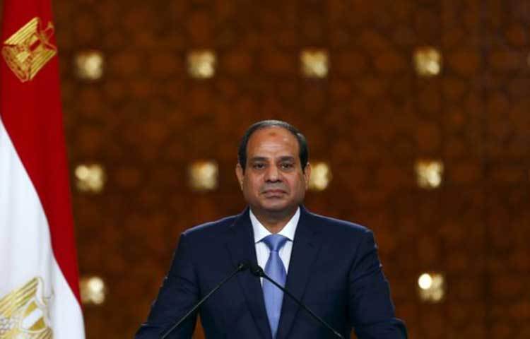 মিশরের প্রেসিডেন্ট আল সিসি : তার ফলোয়ারের সংখ্যা প্রায় সত্তর লাখ।