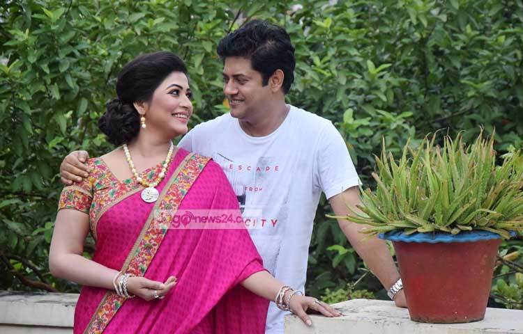 কী কথা তাহার সাথে! &lsquo;মেঘে ঢাকা শহর&rsquo; ধারাবাহিকে নাসিম বাঁধনের রসায়ন দেখা যাবে। ছবি&nbsp; : মাহবুব আলম।