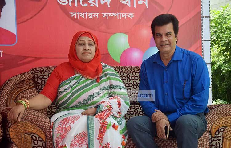 জাগো নিউজের ক্যামেরাবন্দি হয়েছেন জনপ্রিয় নায়ক ইলিয়াস কাঞ্চন ও আনোয়ারা। ছবি : মাহবুব আলম