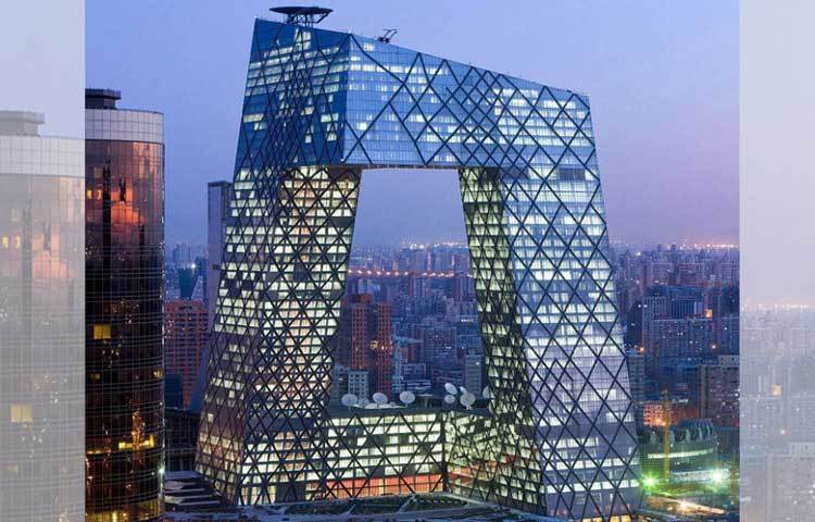 চায়না সেন্ট্রাল টেলিভিশন হেডকোয়ার্টার : চীনের রাজধানী বেইজিংয়ে অবস্থিত এই রাষ্ট্রীয় টেলিভিশন কেন্দ্রটি সত্যিই নজরকাড়া।