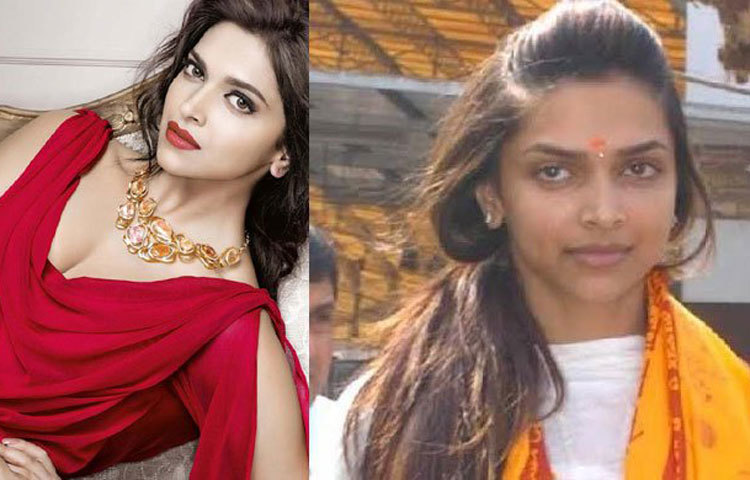 দিপিকা পাড়ুকোন : শুটিং ছাড়াও&nbsp; দিপিকা মেকআপ ছাড়া কখনও বাইরে বের হন না।