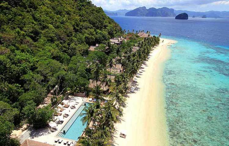 ইল নিডো প্যানগুলাসেইন আইল্যান্ড : ফিলিপাইনের পালাউনের বিচ হোটেলগুলো পৃথিবীর অনেক দেশের পর্যটকদের কাছে প্রিয় জায়গা হিসেবে পরিচিত।