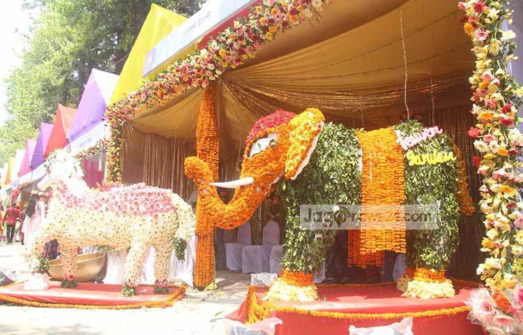 পৃথিবীর সব দেশেই ভালোবাসার প্রতীক ফুল। তাই ফুলের সৌন্দর্যের টানে নগরজীবীরা ছুটে এসেছিলো। ছবি : বিপ্লব দিক্ষিৎ