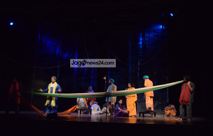 সিলেট-সুনামগঞ্জ হাওরাঞ্চলের লৌকিকতা নিয়ে &lsquo;কইন্যা&rsquo; নাটকটি রচনা করেছেন মুরাদ খান। নির্দেশনা দিয়েছেন আজাদ আবুল কালাম। ছবি : মাহবুব আলম