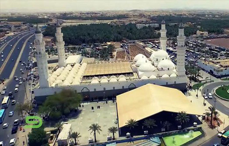 মদিনা শহরে অবস্থতি মসজিদে কুবা।