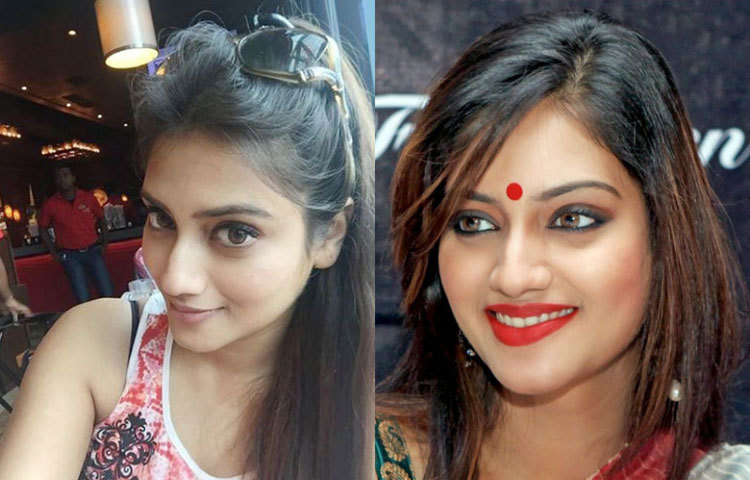 নুসরাত জাহান : শুটিং ছাড়া বাইরে ঘোরার সময় মেকআপ ছাড়া বের হন নুসরাত জাহান।