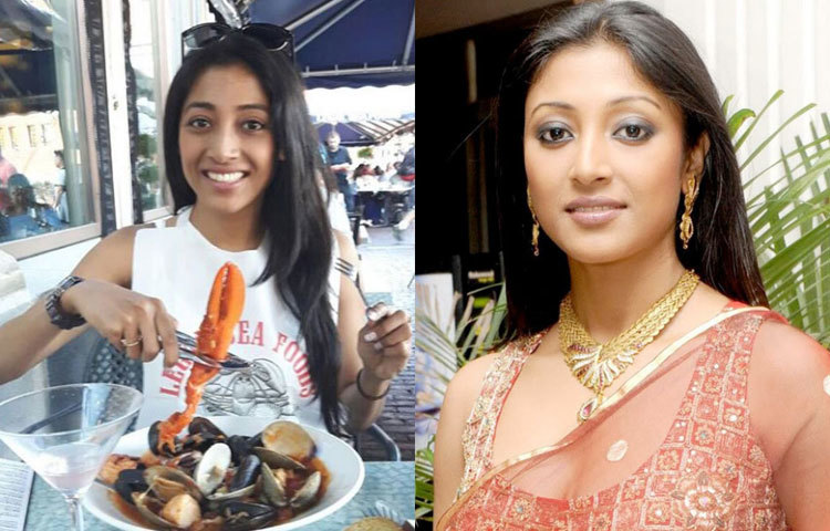 পাওলি দাম : খাবার খেতে ব্যস্ত মেকআপ বিহীন পাওলি।