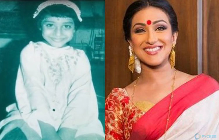 ঋতুপর্ণা : তার শৈশবের চেহারায় দুষ্টু মেয়ের ছাপ।