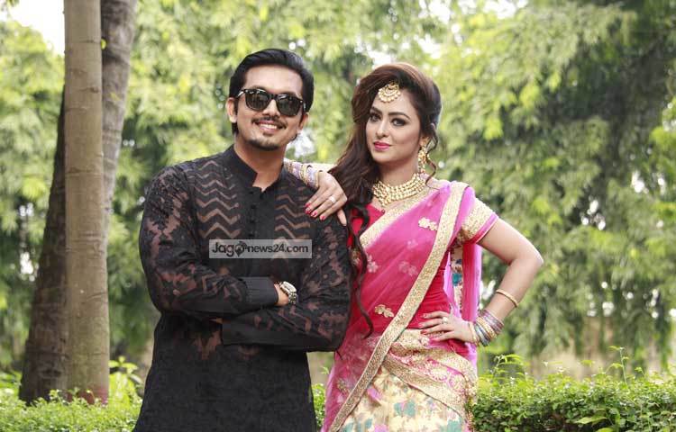 ভালো থেকো ছবিতে এই প্রথম জুটি বেঁধে অভিনয় করেছেন আরিফিন শুভ ও তানহা তাসনিয়া। ছবি : মনজুরুল আলম