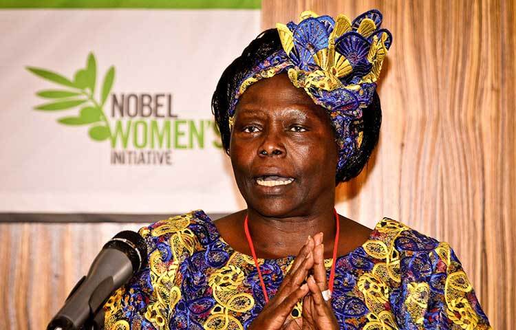 ওয়াঙ্গেরী মাথেই : কেনিয়ার একজন পরিবেশবাদী ও রাজনৈতিক ব্যক্তিত্ব। ২০০৪ সালে প্রথম আফ্রিকান মহিলা হিসেবে তিনি শান্তিতে নোবেল পুরস্কার পান। মাথেই একজন নির্বাচিত সংসদ সদস্য। তিনি রাষ্ট্রপতি ওয়াই কিবাকি সরকারের সহকারী পরিবেশমন্ত্রী ছিলেন।