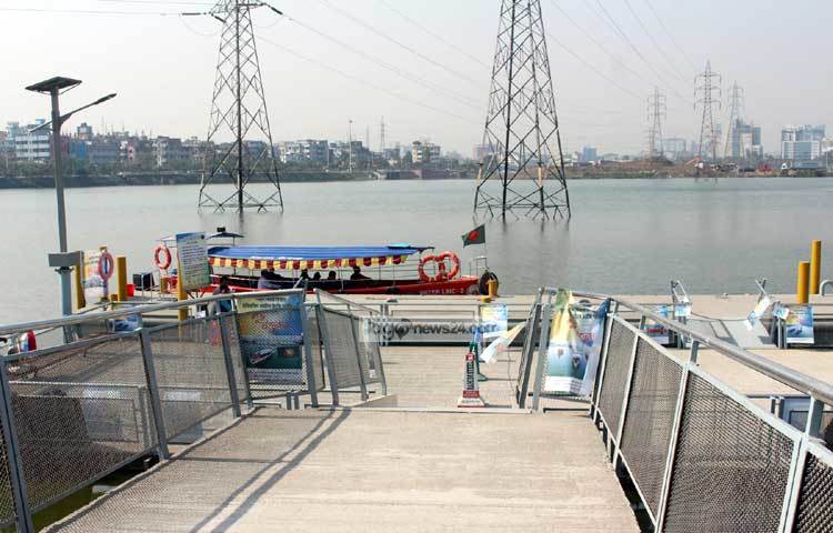 ওয়াটার ট্যাক্সির জন্য তৈরি করা হয়েছে টার্মিনাল। ছবি : বিপ্লব দিক্ষিৎ