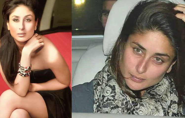 কারিনা কাপুর : তাকে মেকআপ ছাড়া দেখতে অনেক বয়স্কা মনে হচ্ছে।