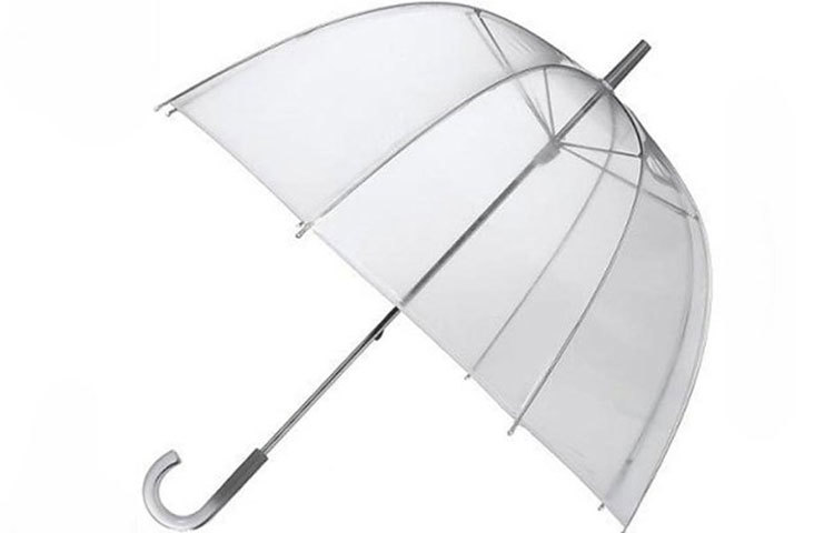 এই ছাতাটির নাম ‘এয়ার আমব্রেলা’। এটি ঝড়ের সময় বেশ কাজে দেয়। এই ছাতা ব্যবহার করলে ধুলো-বালির হাত থেকে বাঁচা যায়।