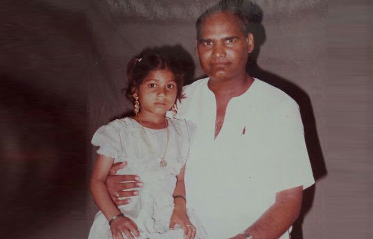 মেয়ের সঙ্গে রামনাথ কোবিন্দ।