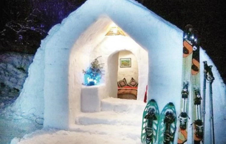 আধুনিক সাজে সজ্জিত মানালির এই বরফের ঘর। এই ঘরগুলোতে অনায়াসেই দু&rsquo;জন থাকা যায়।