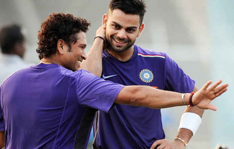 একদিনের ক্রিকেটে রান তাড়া করতে নেমে সেঞ্চুরি সংখ্যায় শচীনকে টপকে গেলেন কোহলি। রান তাড়া করতে নেমে এ পর্যন্ত কোহলি ১৮ টি শতরান করলেন। সচীন করেছেন ১৭ টি।