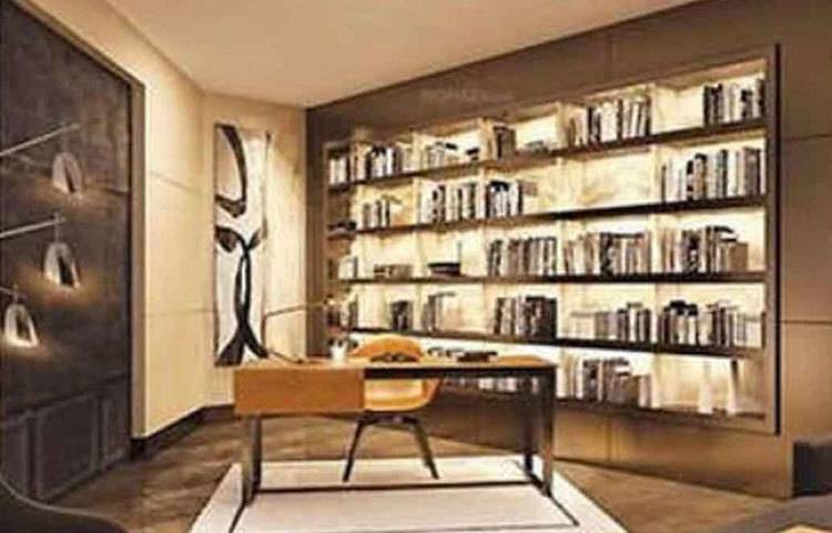 ৭১৭১ বর্গফুটের এই ফ্লাটে রয়েছে ৫টি বেডরুম।