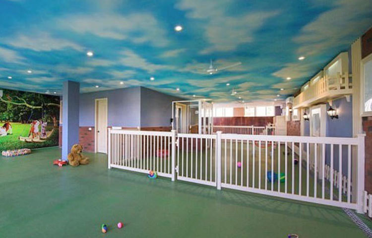 হোটেলে কুকুরের খেলার জায়গাটিও চমৎকার! বল, সফ্ট টয়সহ ওদের পছন্দের একাধিক খেলনা রয়েছে এখানে।